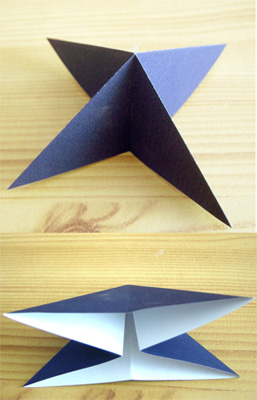 zusammengeschobenes Dreieck